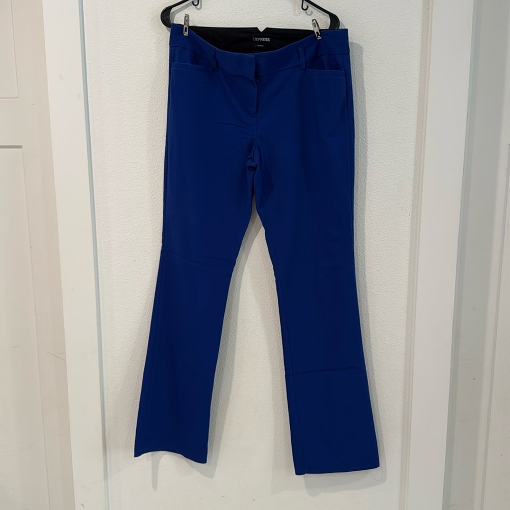 Blue (dark royal) Express Columnist pants size 10L